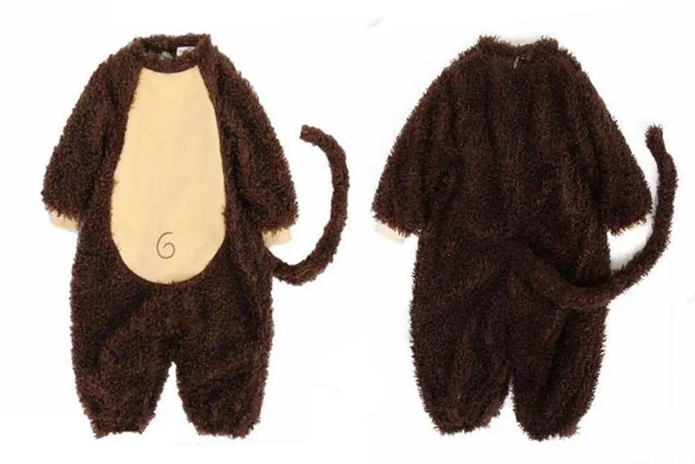 Monkey Romper Baby Infant Toddler Animal Onesie Costume - Azufun