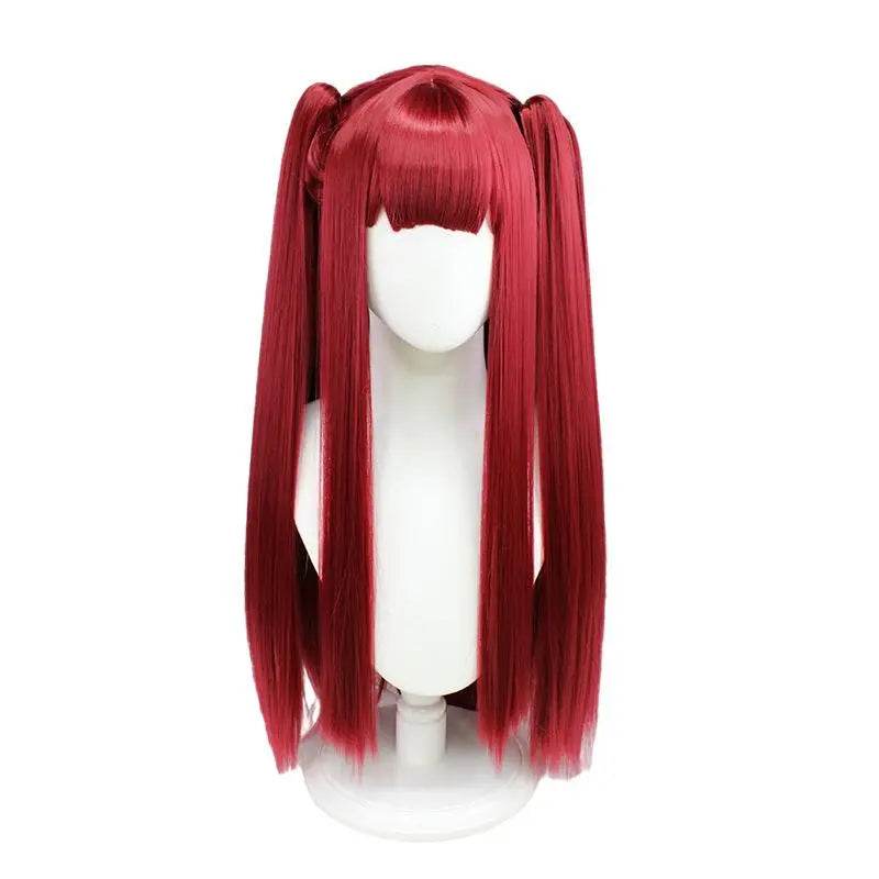 My Dress-Up Darling Cosplay Costume Marin Kitagawa Anime Wig Long Red Wig for Party - Azufun