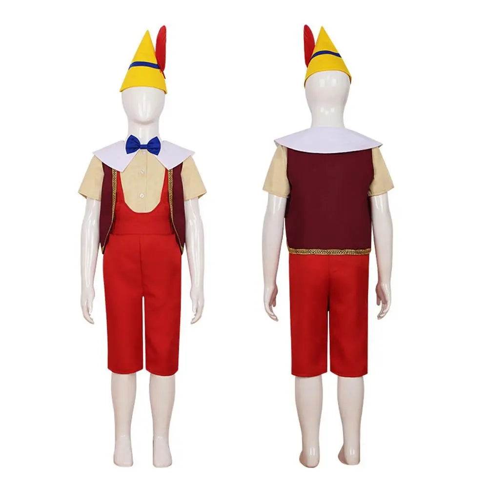 Pinocchio with the long nose Costume Cosplay Anime Suit Outfit Sets Up - Azufun