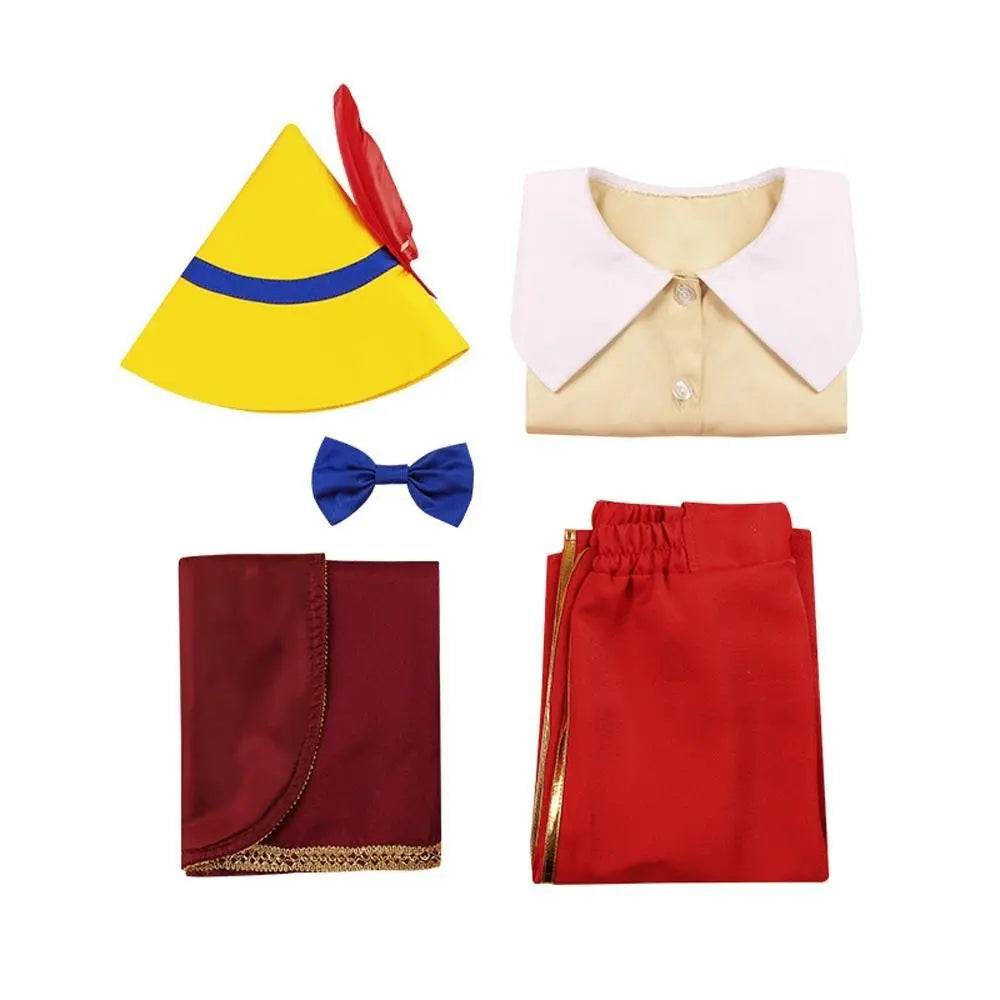 Pinocchio with the long nose Costume Cosplay Anime Suit Outfit Sets Up - Azufun