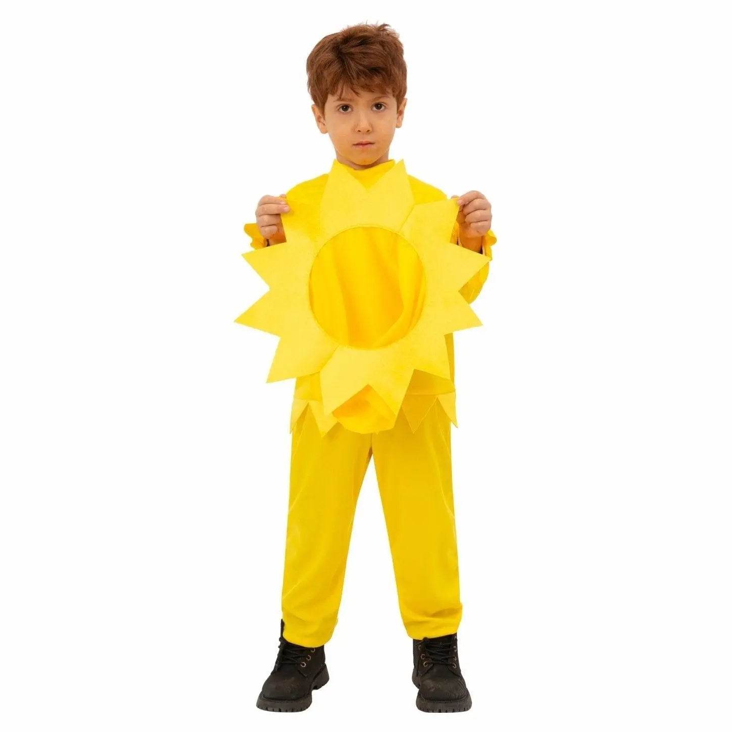 Plant Sunflower Children's Day Kids Stage Party Cosplay Costumes - Azufun