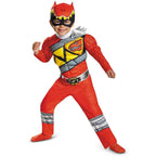 Power Rangers Costume For Boys Red Dino Charge Halloween Outfits - Azufun