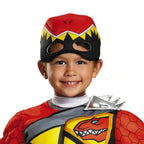 Power Rangers Costume For Boys Red Dino Charge Halloween Outfits - Azufun