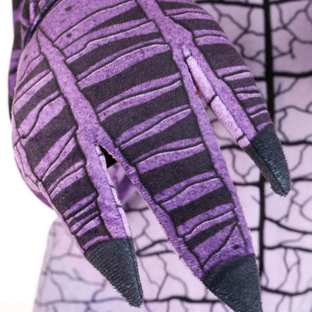 Ravenous Raptor Dinosaur Cosplay Costume Purple Hooded Jumpsuit Outfit Halloween for Kids - Azufun