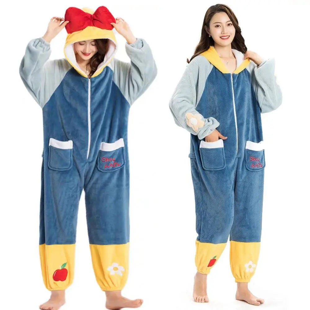 Snow White Princess Kigurumi Onesie Pajamas for Adults|?PajmasBuy