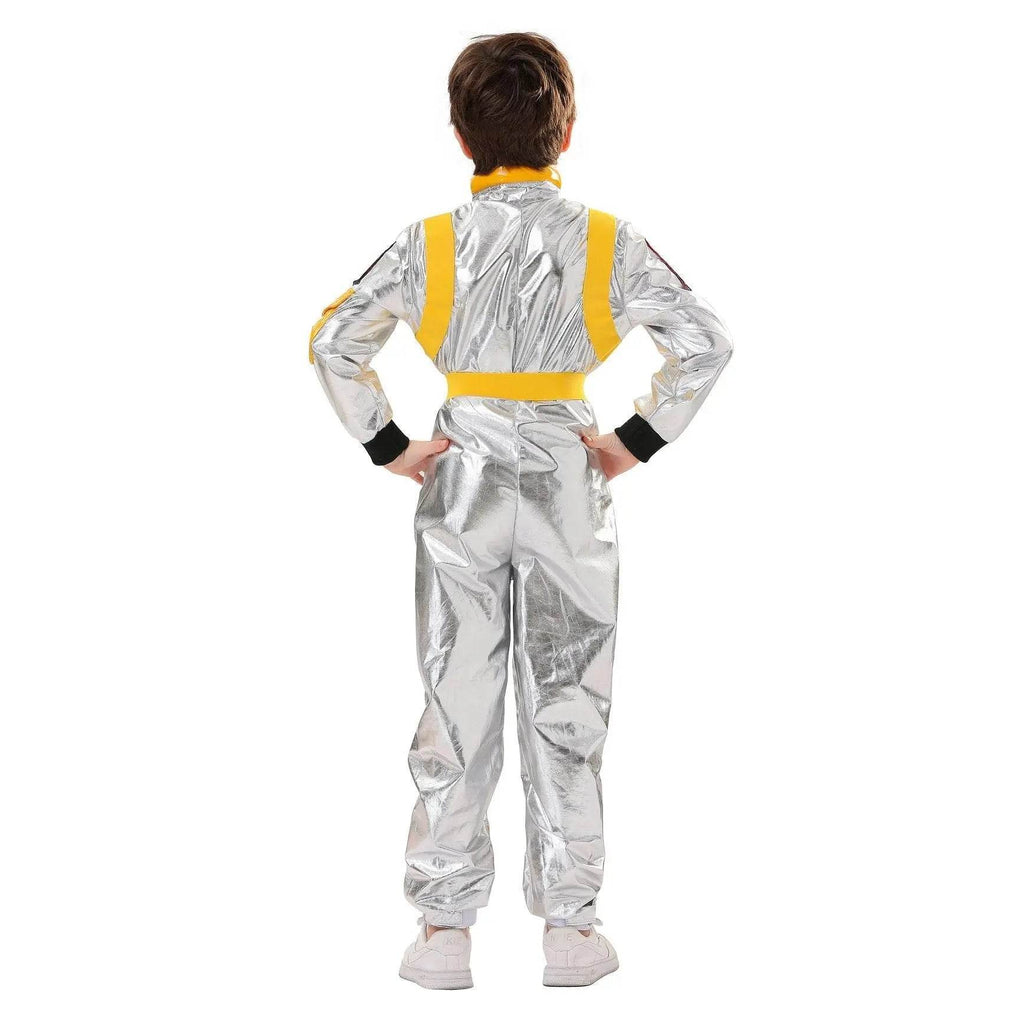 Space Suit Astronaut Couples Costume Carnival Halloween For Kids Girls Boys - Azufun