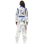 Space Suit Astronaut Couples Costume Carnival Halloween For Women Men - Azufun