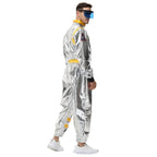 Space Suit Astronaut Couples Costume Carnival Halloween For Women Men - Azufun