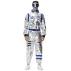 Space Suit Astronaut Couples Costume Carnival Halloween For Women Men - Azufun