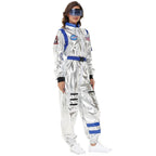 Space Suit Astronaut Couples Costume Carnival Halloween For Women Men - Azufun