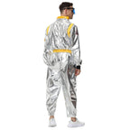 Space Suit Astronaut Couples Costume Carnival Halloween For Women Men - Azufun