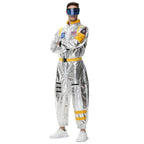 Space Suit Astronaut Couples Costume Carnival Halloween For Women Men - Azufun