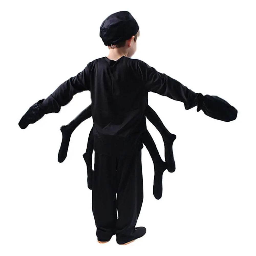 Spider Cosplay Costume Halloween Animal Dress Up Role Play Party Clothing for Kids - Azufun