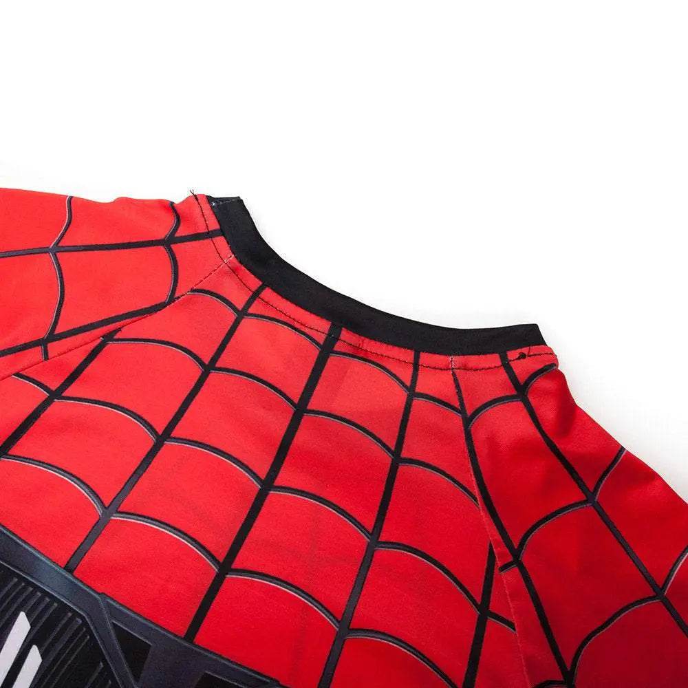 Spider-Man Far From Home Halloween Cosplay Costume Tight T-shirt - Azufun