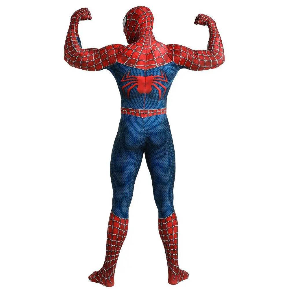 Spider-Man Tony Halloween Cosplay Costume Zentai Jumpsuit - Azufun