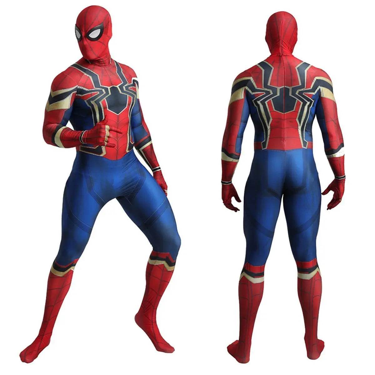 Spider-man Peter B Parker Party Cosplay Costume Zentai Jumpsuit Halloween - Azufun