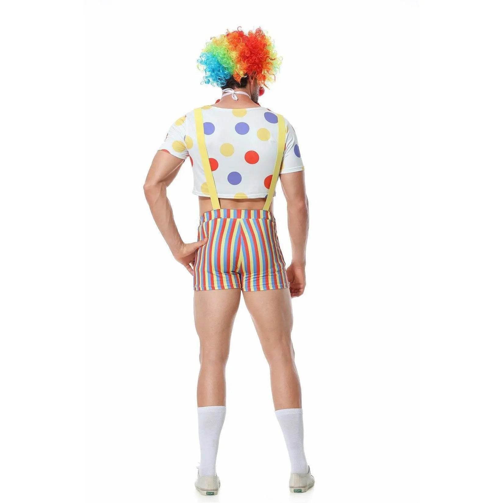 Stag Do Party Fancy Dress Costume Clown For Men - Azufun