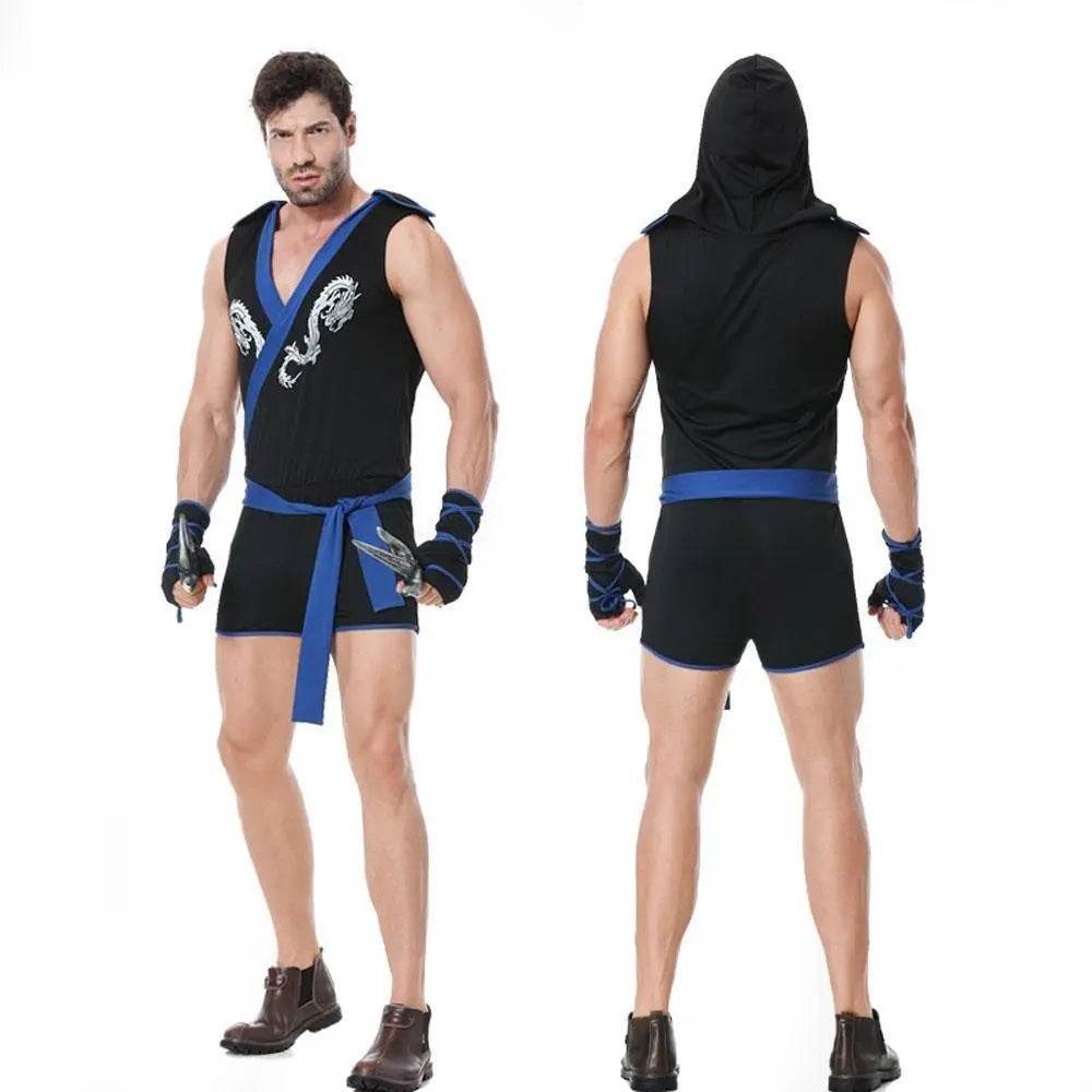Stag Do Party Fancy Dress Costume Ninja for Men - Azufun