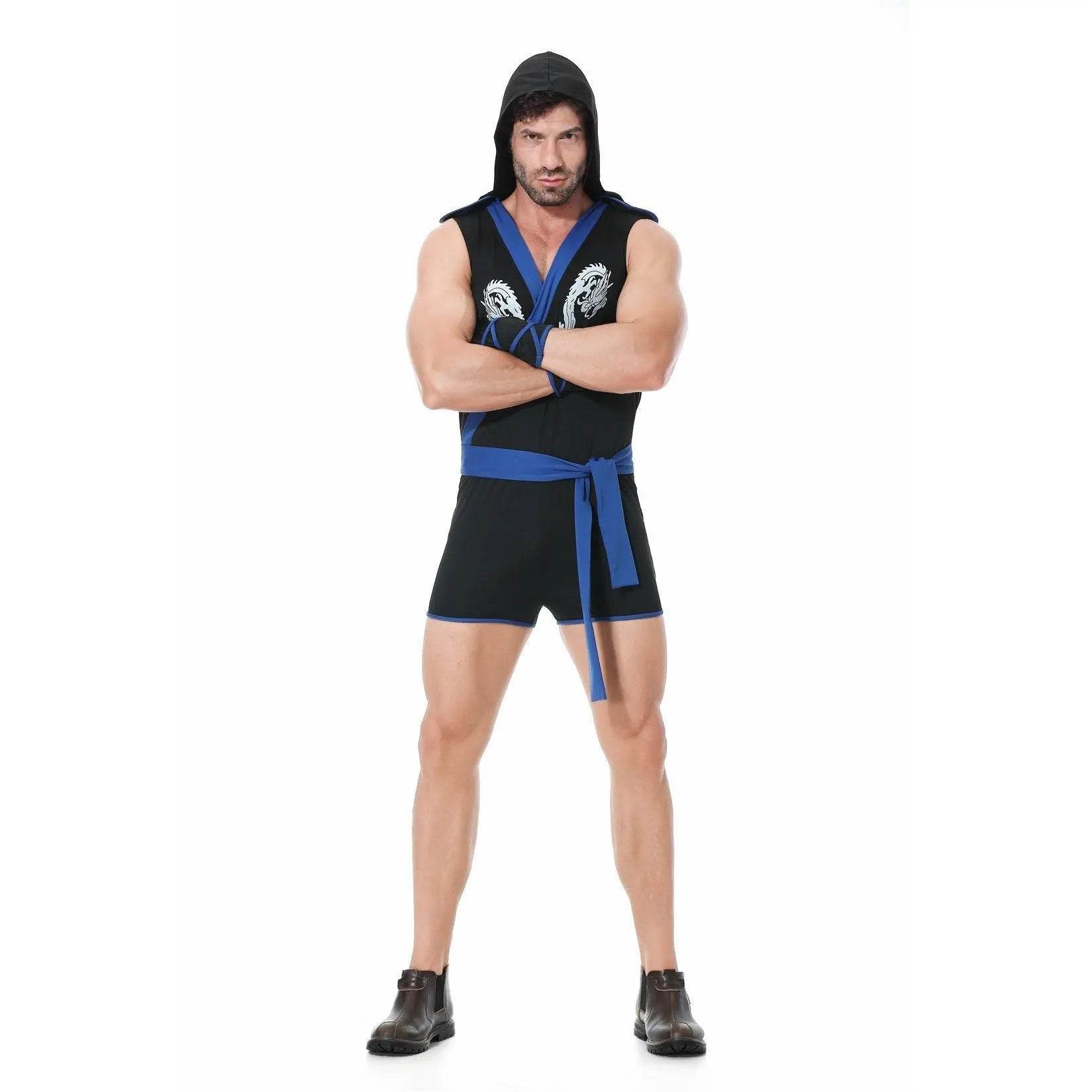 Stag Do Party Fancy Dress Costume Ninja for Men - Azufun