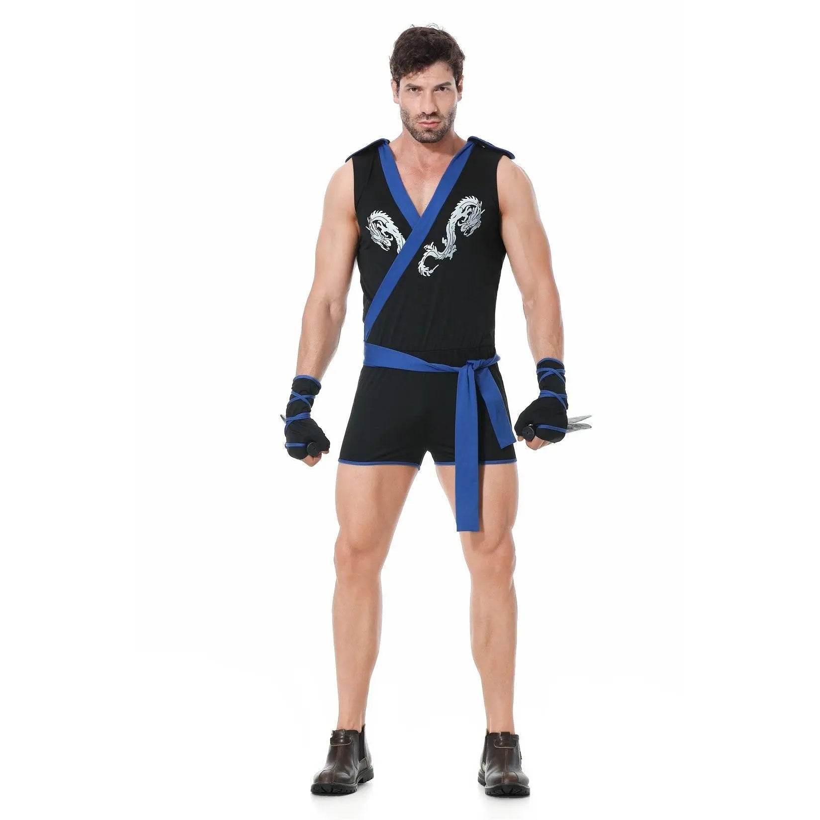 Stag Do Party Fancy Dress Costume Ninja for Men - Azufun