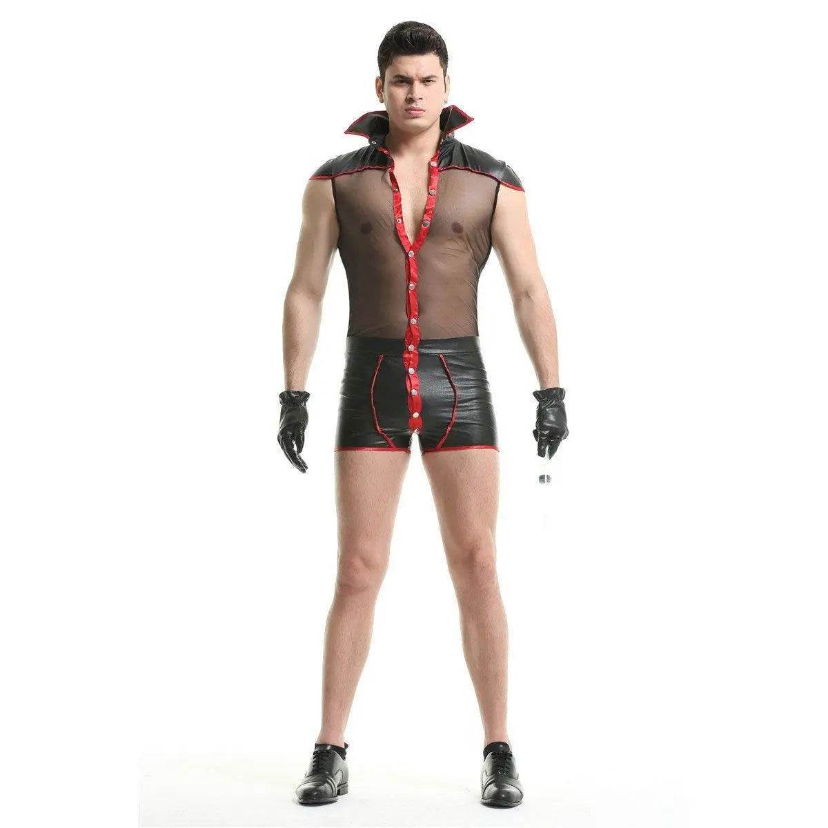 Stag Do Party Fancy Dress Costume Vampire Night Club For Men - Azufun