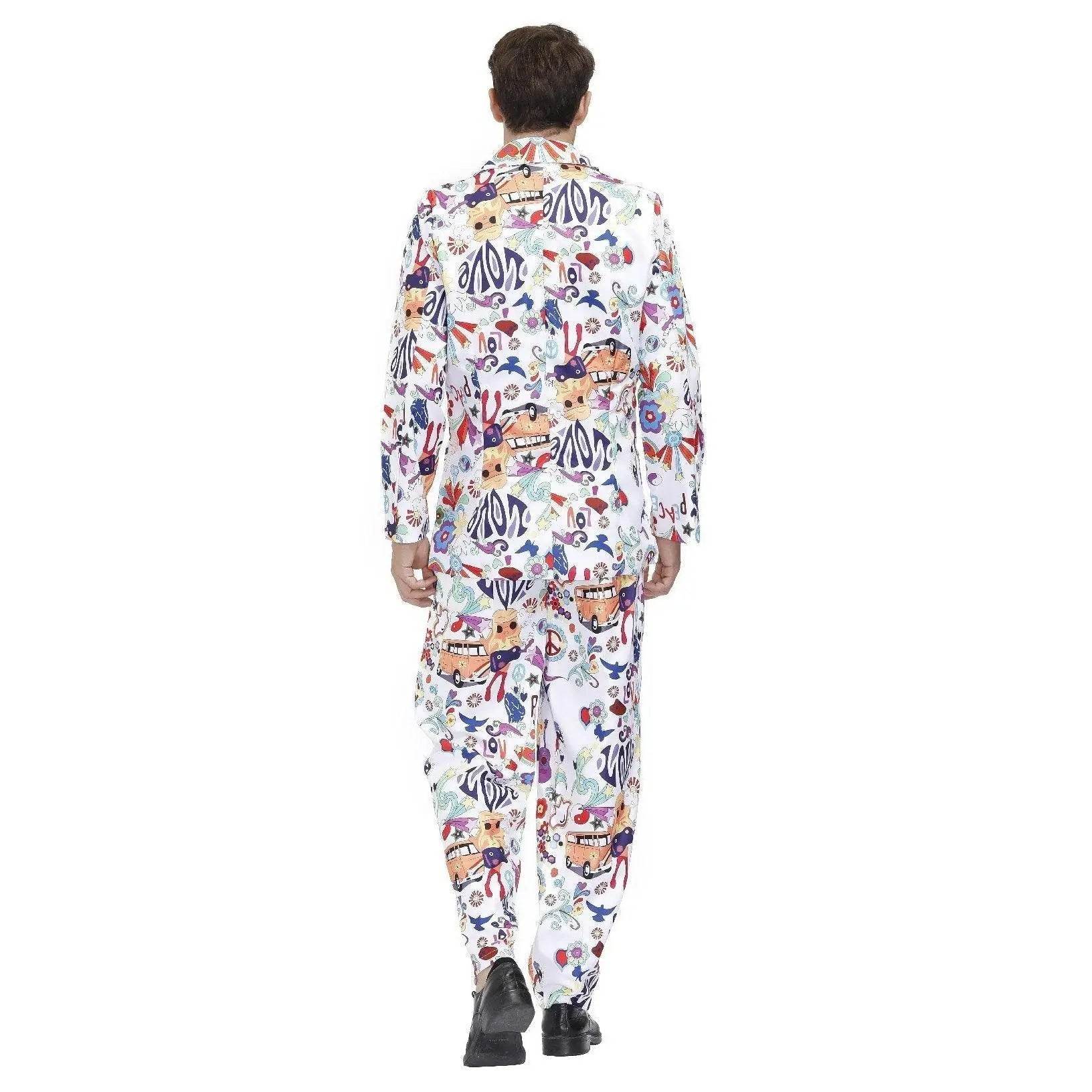 Stag Do Party Fancy Dress Host Printed Suit For Men - Azufun