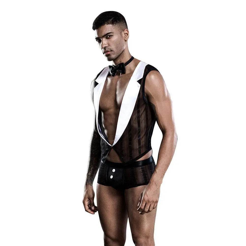 Stag do Gay Waiter Party Costume Night Club Uniform - Azufun