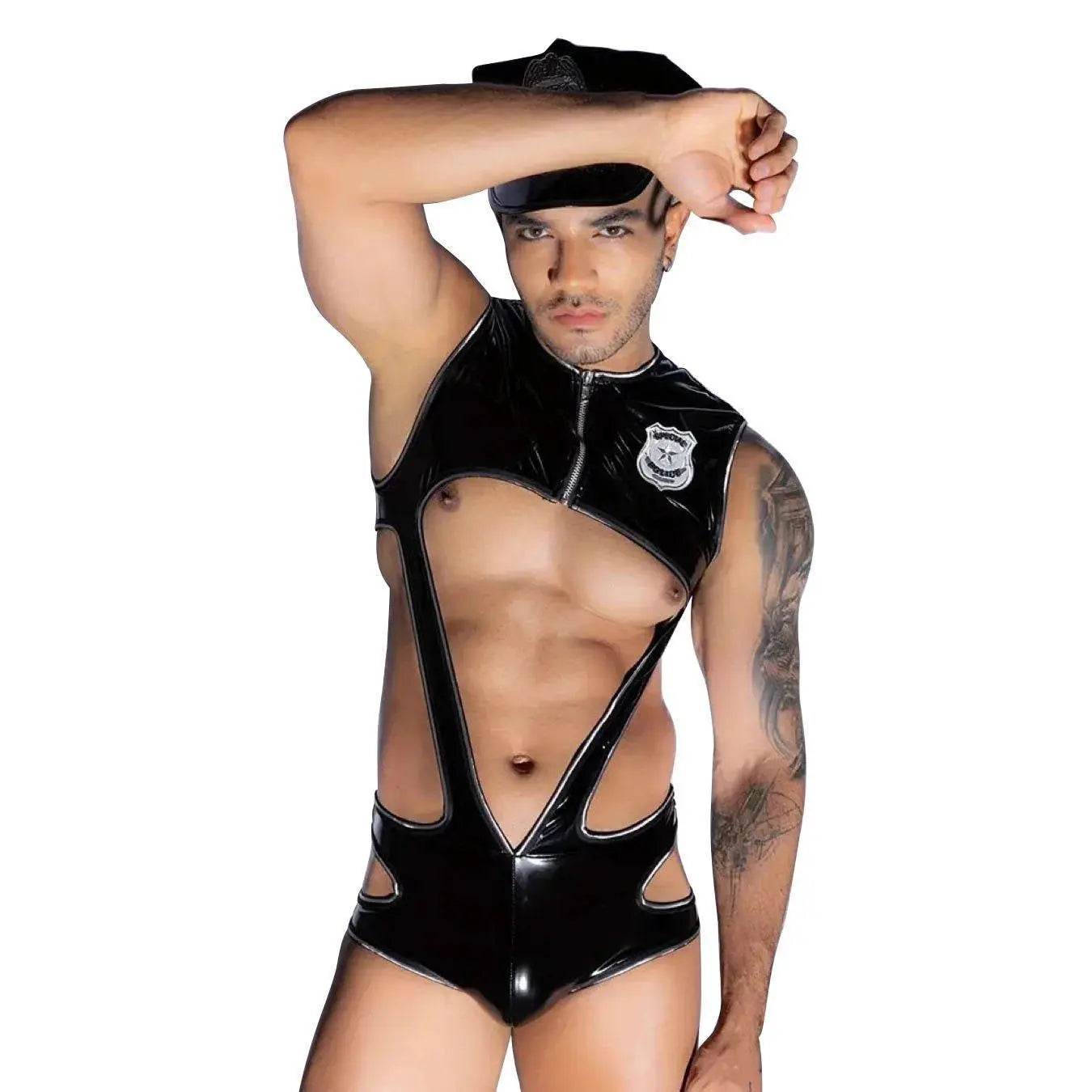 Stag do Macho Policeman Party Costume Nightclub Uniform - Azufun