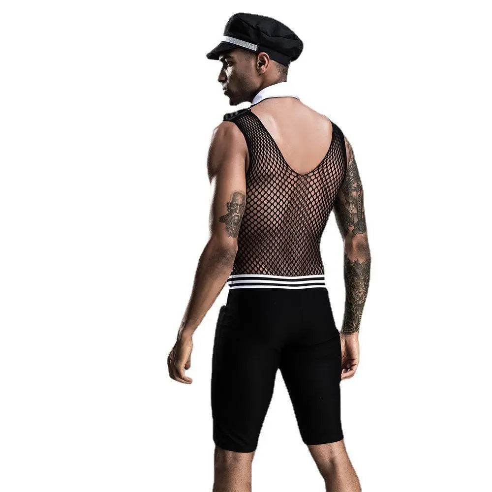 Stag do Police Pilot Party Costume Nightclub Uniform - Azufun