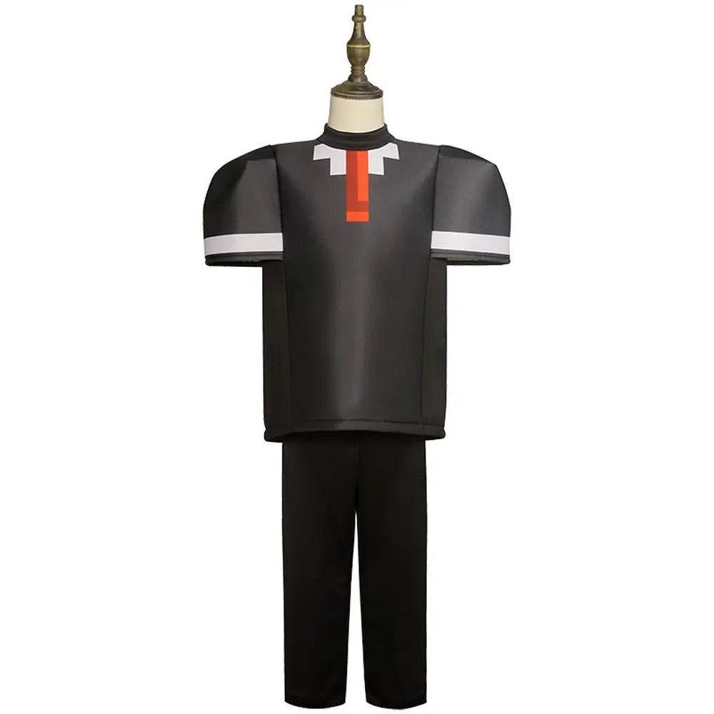 Steve Costume Minecraft Herobrine Notch Alex Cosplay Stage Game Costumes Suits For Kids - Azufun