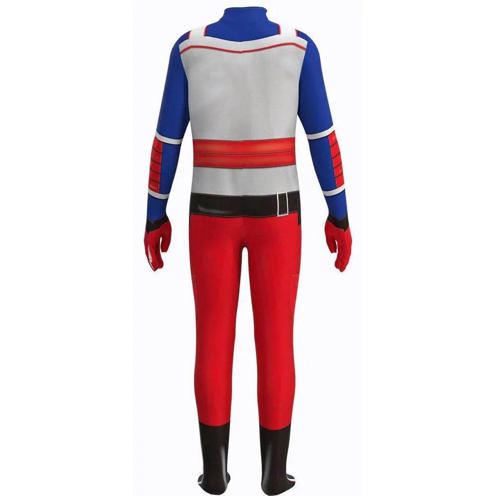 The Adventures of Kid Danger Costume Kim Possible Shego Superhero Halloween Jumpsuit - Azufun