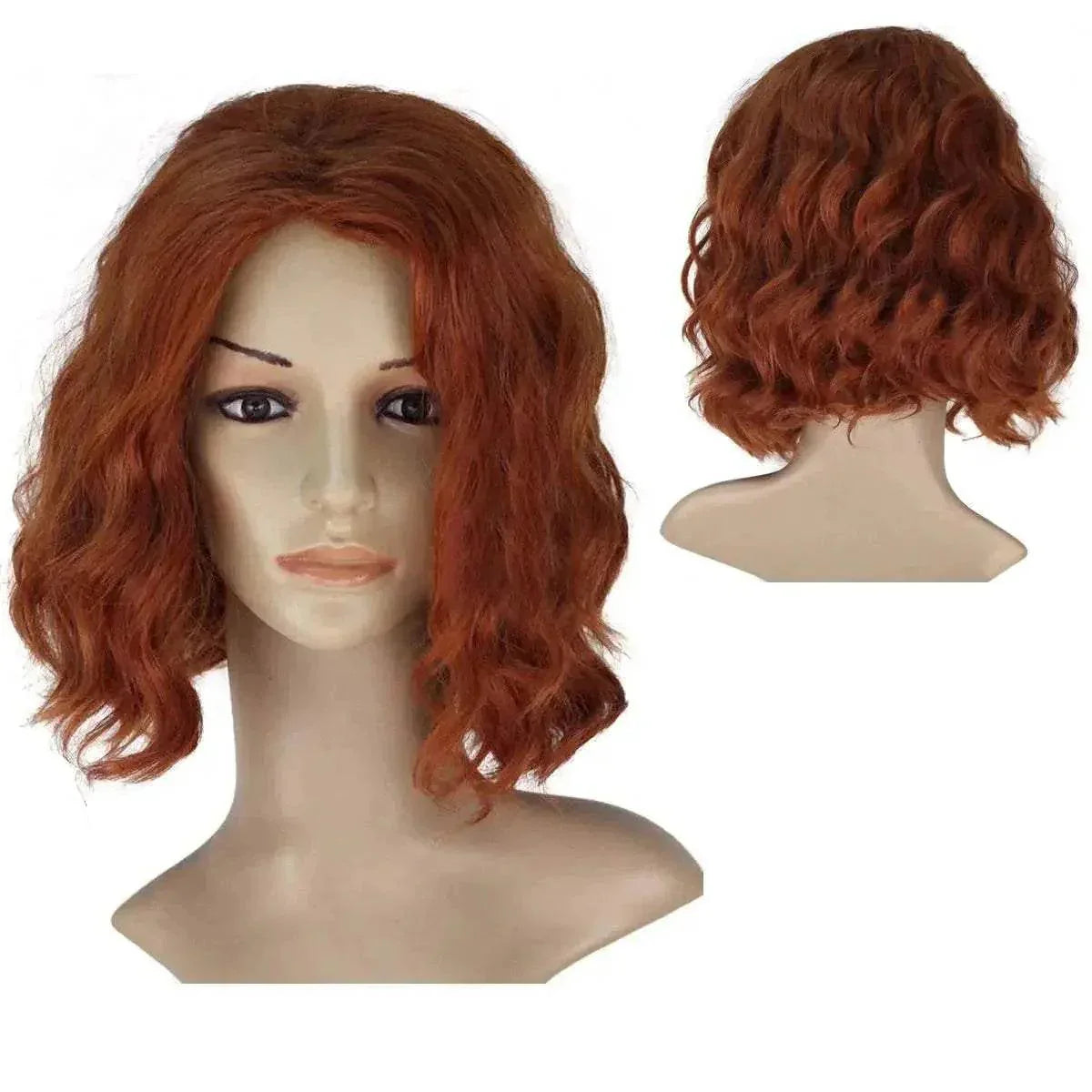 The Avengers Natasha Romanoff Black Widow Wig Short Cosplay - Azufun