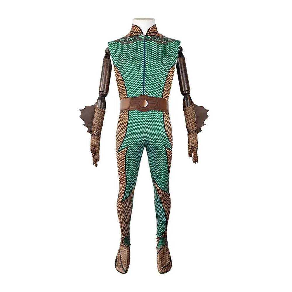 The Boys The Deep Cosplay Costume Halloween zentai Suit Party Men kids Jumpsuit - Azufun