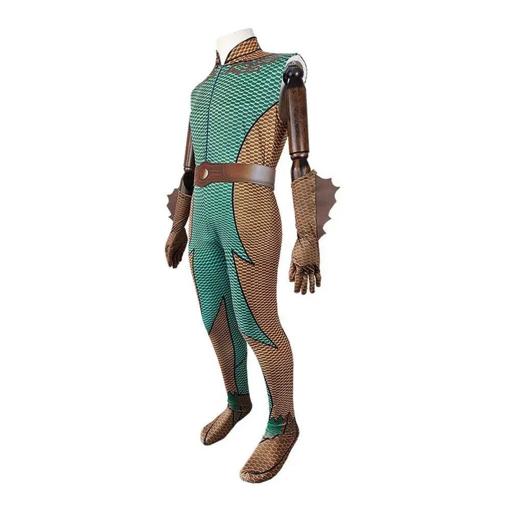 The Boys The Deep Cosplay Costume Halloween zentai Suit Party Men kids Jumpsuit - Azufun