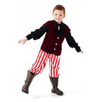 Vampire renaissance victorian pirate costume knight Children Halloween carnival for kids - Azufun