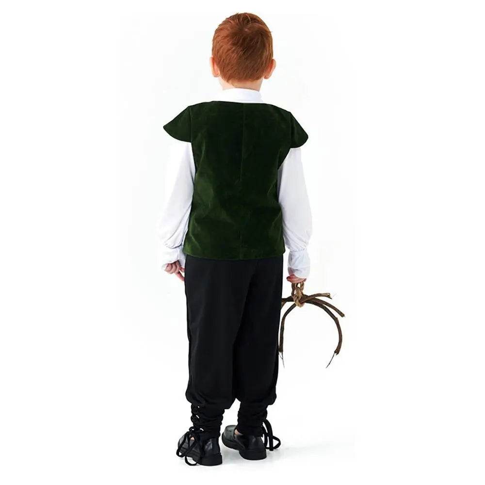 Vampire renaissance victorian pirate costume knight Children Halloween carnival for kids - Azufun