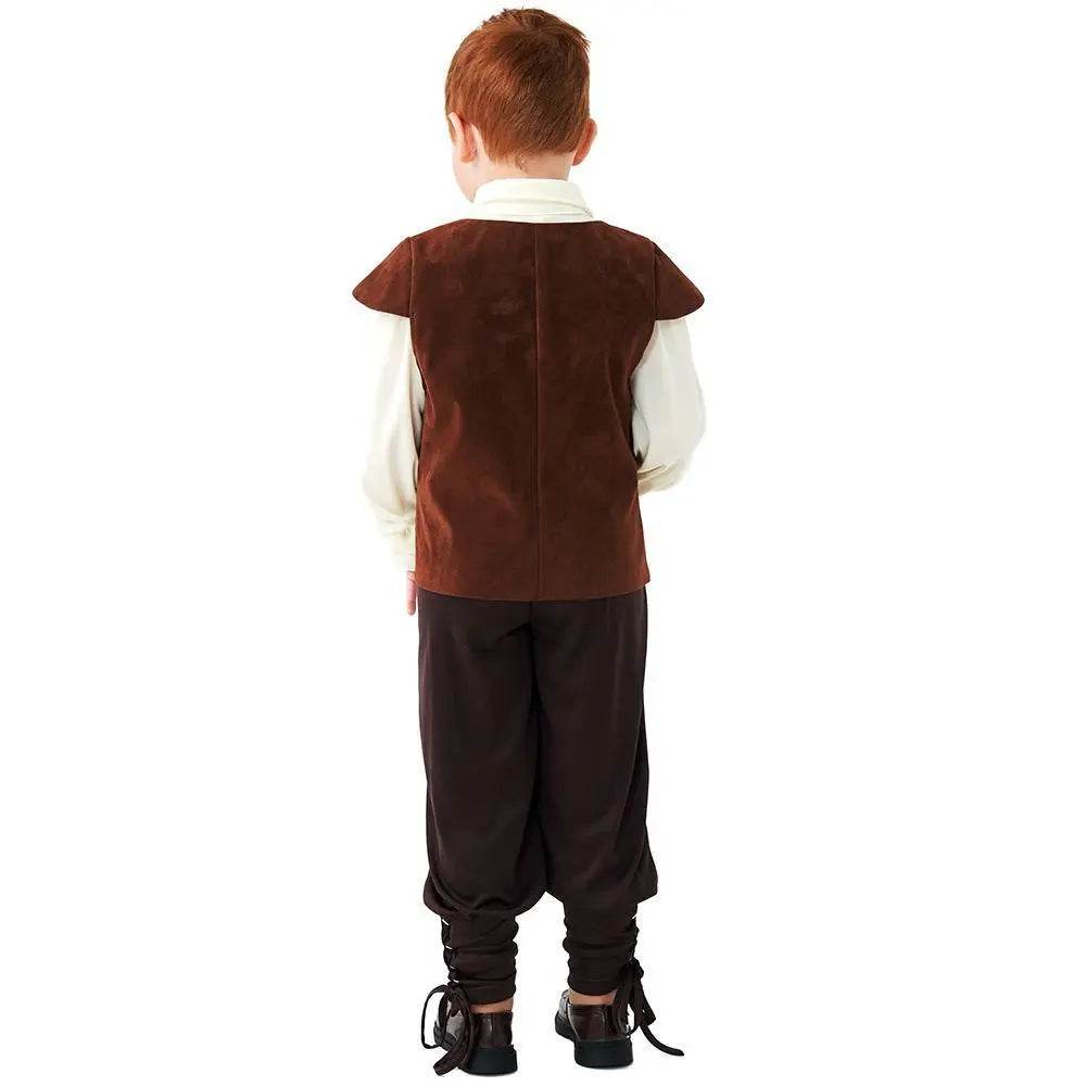 Vampire renaissance victorian pirate costume knight Children Halloween carnival for kids - Azufun