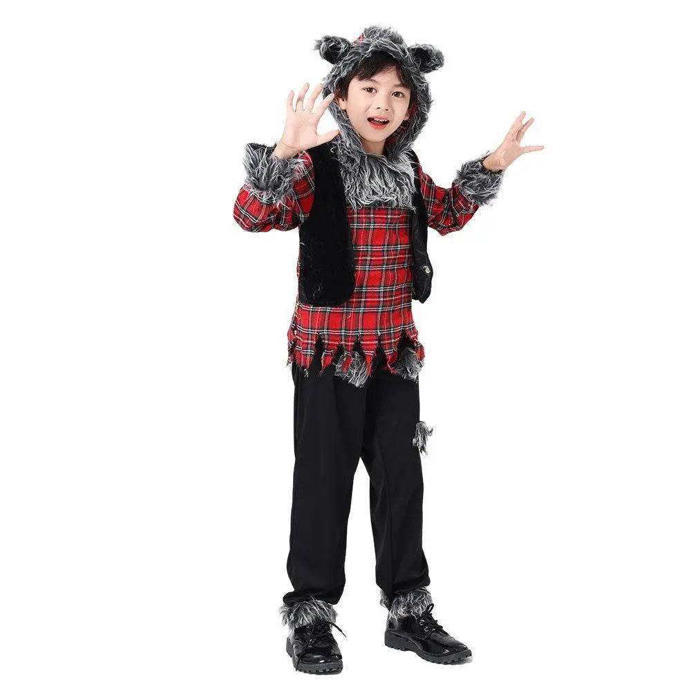 Werewolf Kid costume Halloween Child Cosplay Stage performance - Azufun