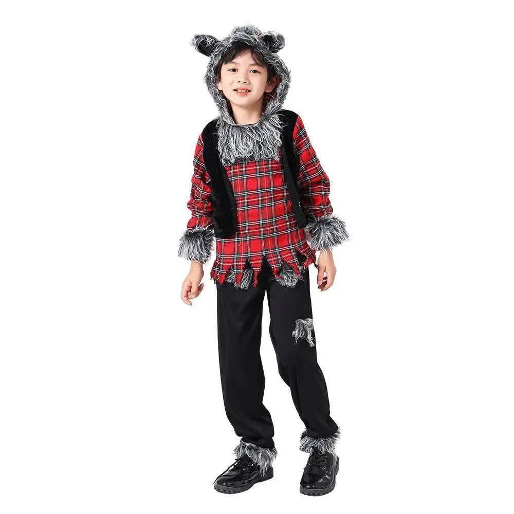 Werewolf Kid costume Halloween Child Cosplay Stage performance - Azufun