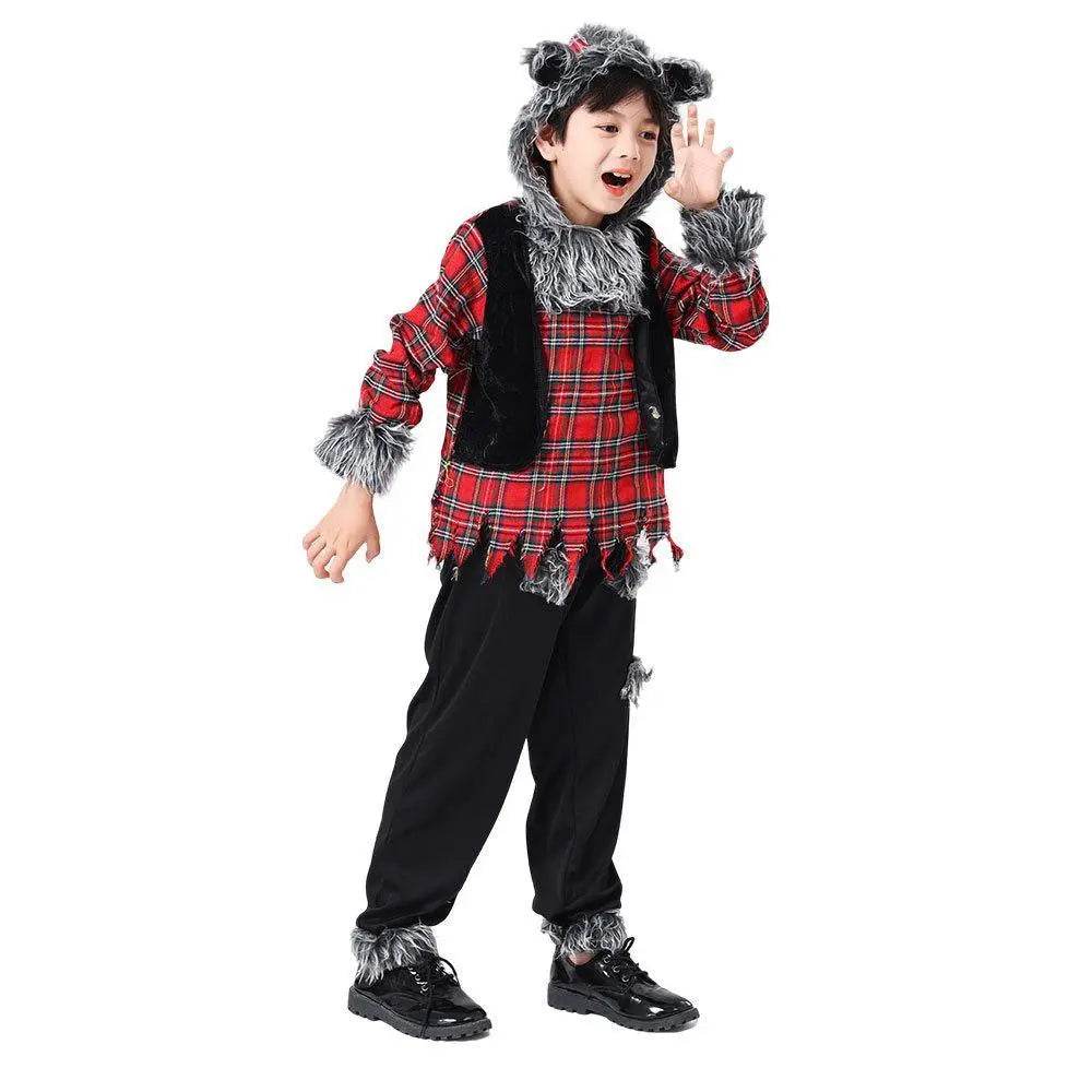 Werewolf Kid costume Halloween Child Cosplay Stage performance - Azufun