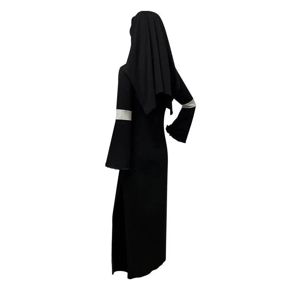 Women Nun Cosplay Halloween Costume - Azufun