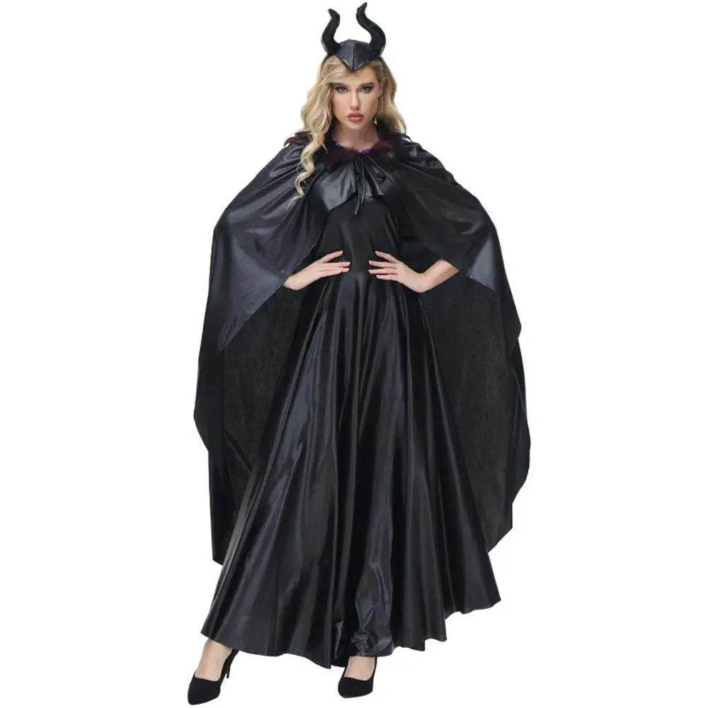 Women's Maleficent Dark Queen costume suit Cosplay Halloween Costumes for adult - Azufun