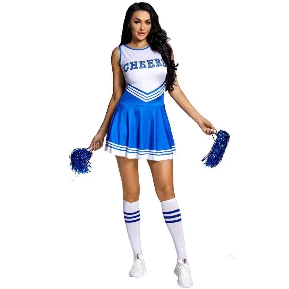 World Cup cheerleaders uniforms Costume football baby with socks - Azufun