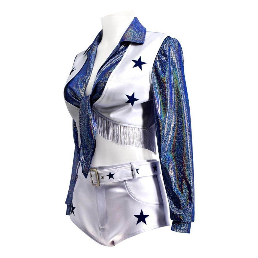 Adult dallas cowboys cheerleader halloween costume for Women - Azufun