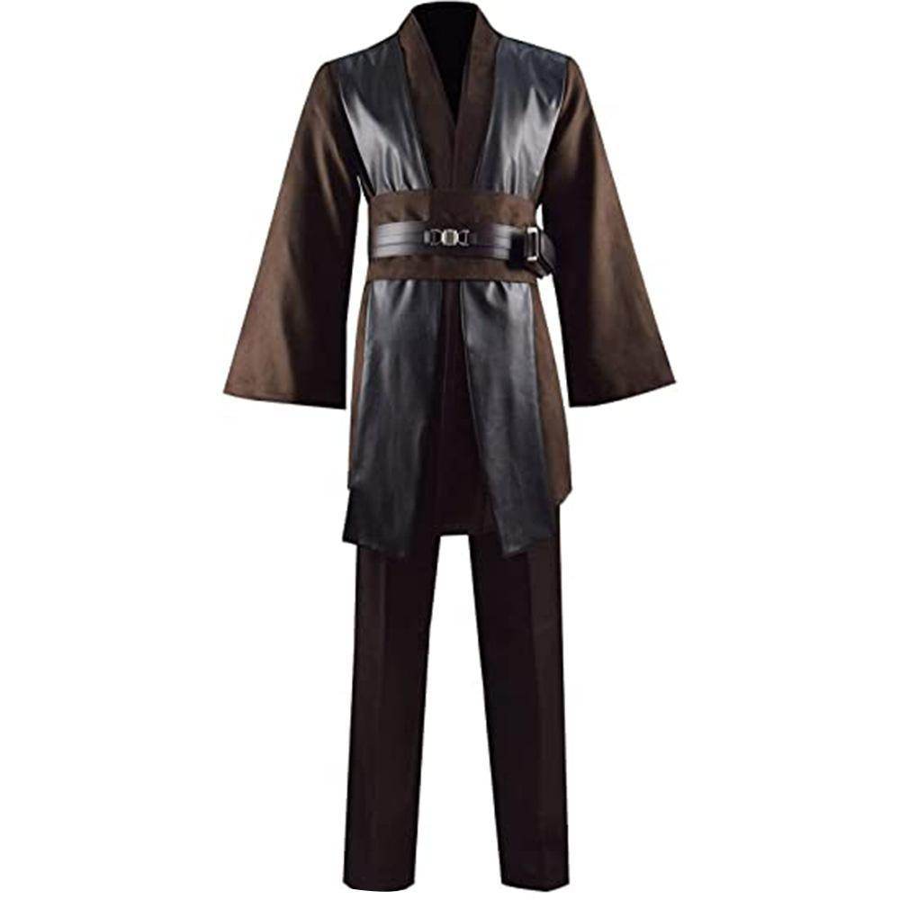 Anakin Skywalker Obi-Wan Costume Cloak Cosplay Halloween Suit - Azufun