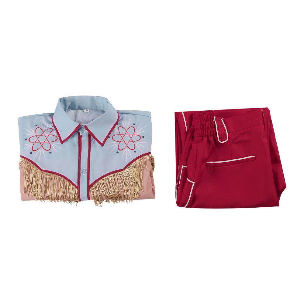 Back to the Future Part III Marty McFly Cowboy Costume Western Cosplay Outfit for Adults - Azufun