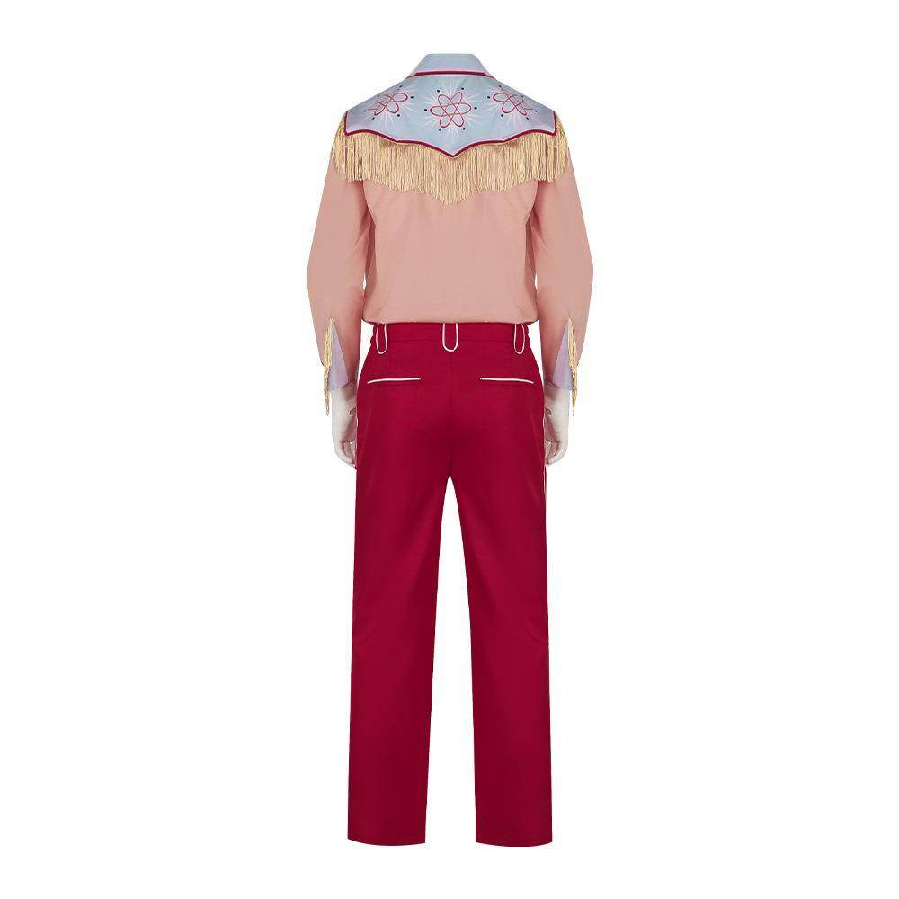 Back to the Future Part III Marty McFly Cowboy Costume Western Cosplay Outfit for Adults - Azufun