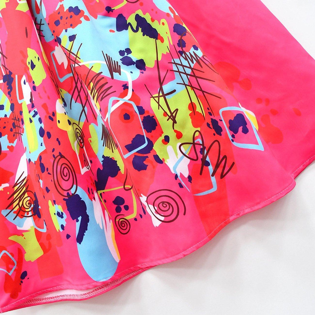 Barbie Movie Margot Long Puff Sleeve Dress Halloween Outfits Cosplay Costume Carnival Suit Kids - Pajamasbuy