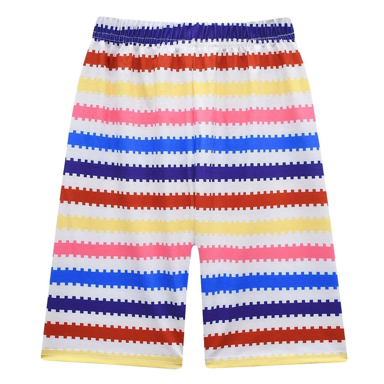 Barbie Movie Margot Shorts Stripe Set Halloween Outfits Cosplay Costume Kids - Pajamasbuy