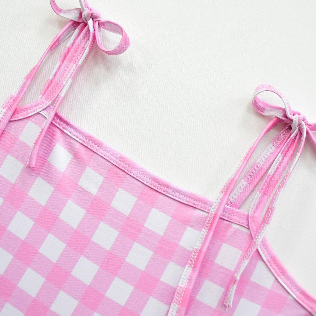 Barbie Movie Margot Tie Bow Dress Halloween Outfits Cosplay Costume Kids - Pajamasbuy